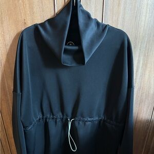 Addison Bay women’s cinch waist turtleneck air essential material